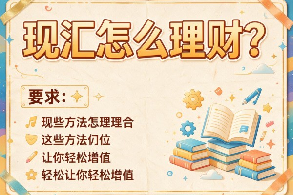 现汇怎么理财？这些方法让你轻松增值