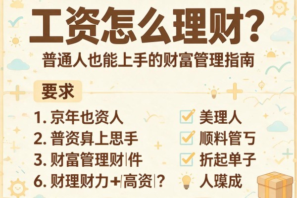 工资怎么理财？普通人也能上手的财富管理指南