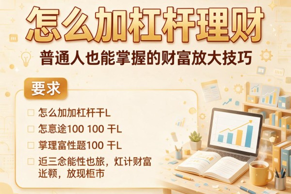 怎么加杠杆理财：普通人也能掌握的财富放大技巧
