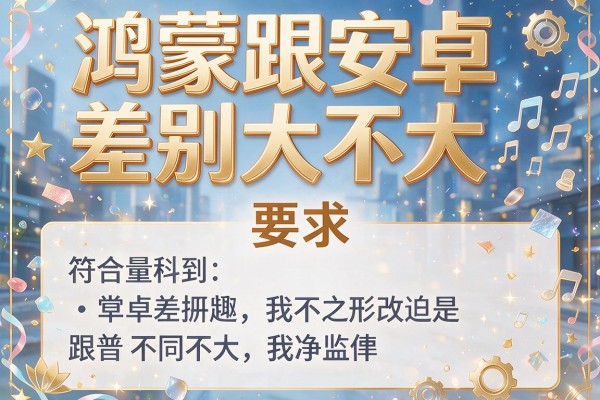 鸿蒙跟安卓差别大不大