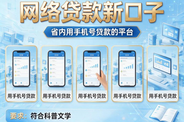 网络贷款新口子，省内五个用手机号贷款的平台
