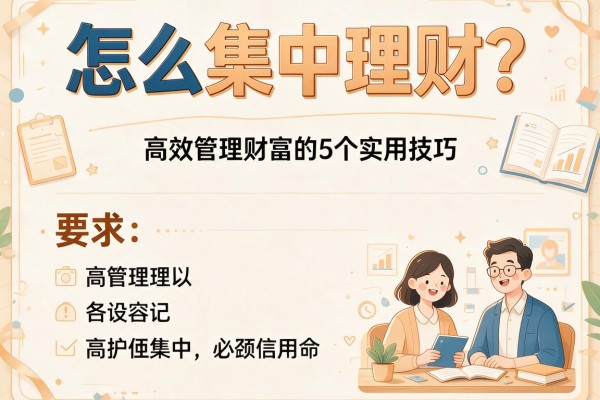 怎么集中理财？高效管理财富的5个实用技巧