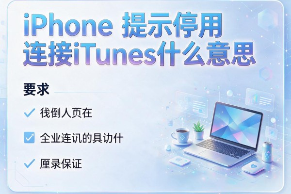 iPhone提示停用连接iTunes什么意思