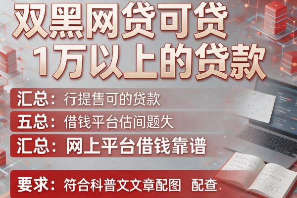 双黑网贷可贷1万以上的贷款，汇总五个网上平台借钱靠谱