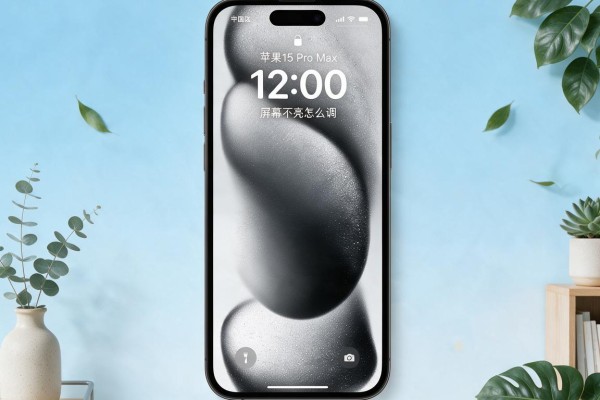 苹果15 Pro Max锁屏后屏幕不亮怎么调？