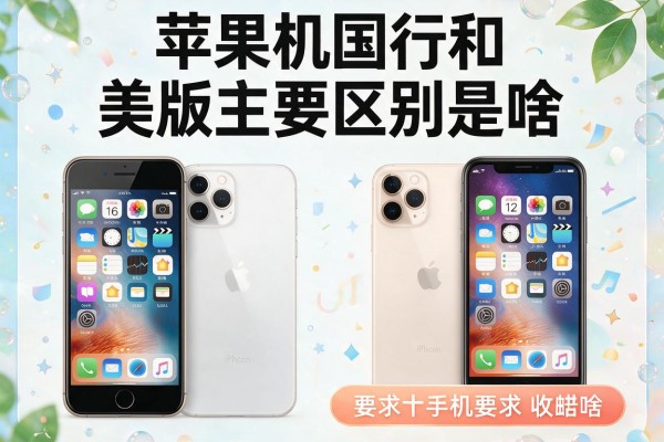 苹果手机国行和美版主要区别是啥