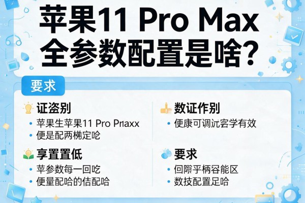苹果11 Pro Max全参数配置是啥？