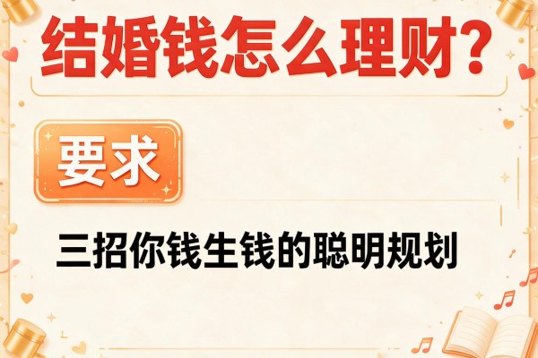 结婚钱怎么理财？三招教你钱生钱的聪明规划