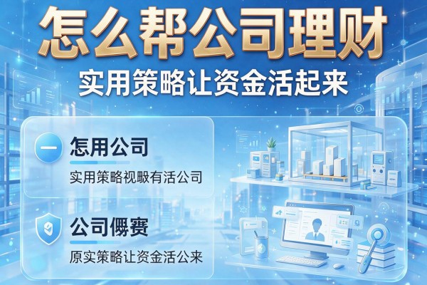怎么帮公司理财：实用策略让资金活起来