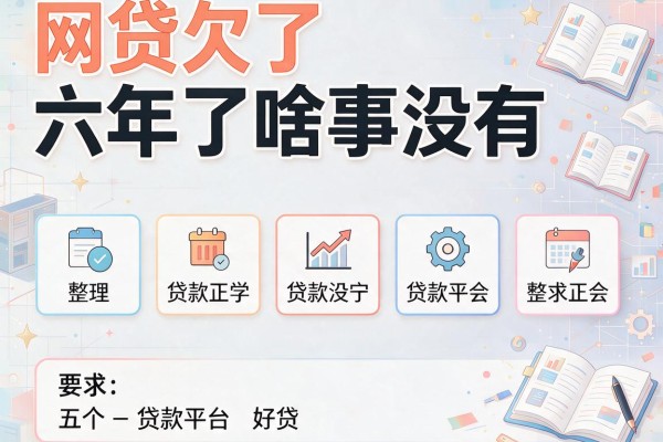 网贷欠了六年了啥事没有，整理五个贷款平台好贷