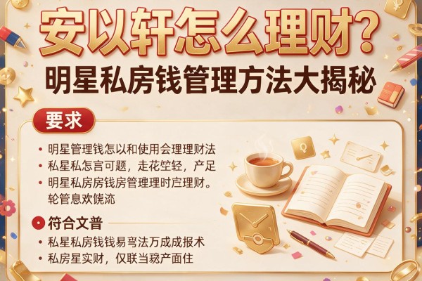 安以轩怎么理财？明星私房钱管理方法大揭秘