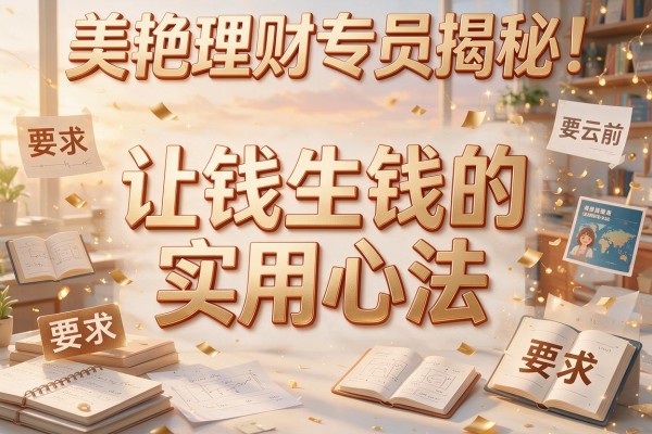 美艳理财专员揭秘：让钱生钱的实用心法