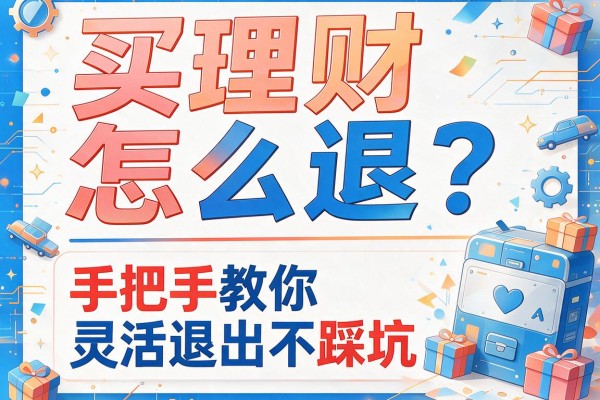 买理财怎么退？手把手教你灵活退出不踩坑