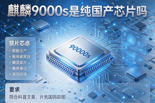 麒麟9000s是纯国产芯片吗？