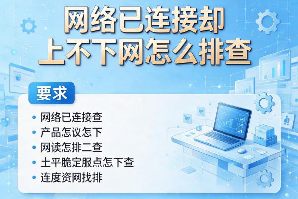 网络已连接却上不了网怎么排查