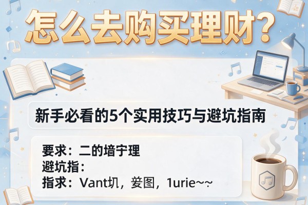 怎么去购买理财？新手必看的5个实用技巧与避坑指南