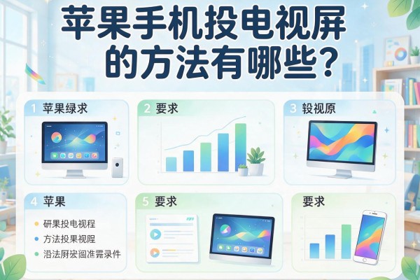 苹果手机投电视屏的方法有哪些？