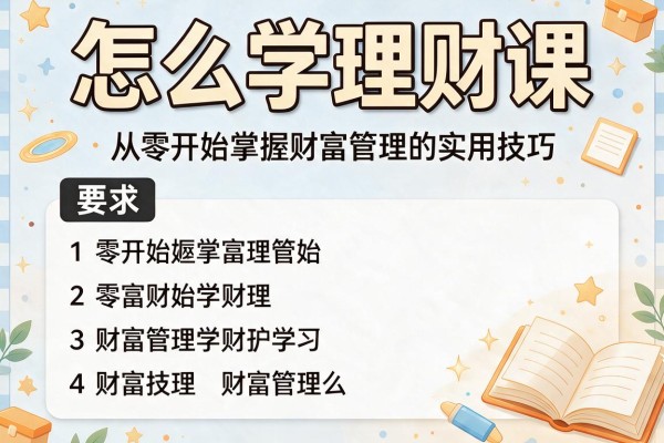 怎么学理财课：从零开始掌握财富管理的实用技巧