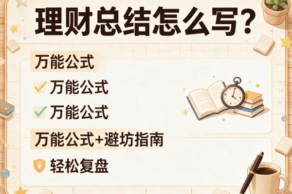 理财总结怎么写？万能公式+避坑指南助你轻松复盘