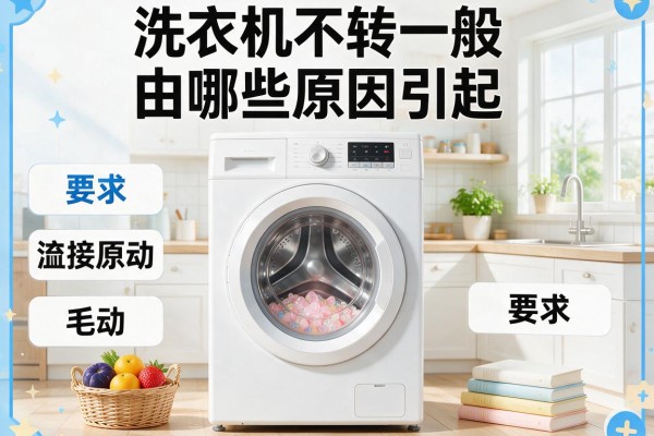 洗衣机不转一般由哪些原因引起？