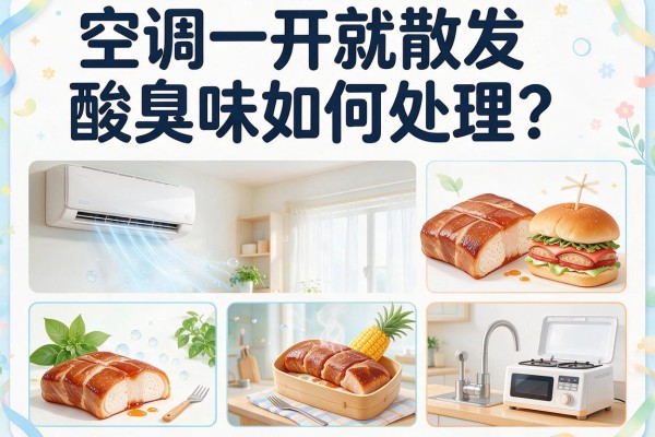 空调一开就散发酸臭味如何处理？
