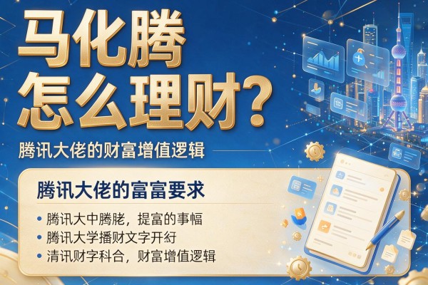 马化腾怎么理财？揭秘腾讯大佬的财富增值逻辑