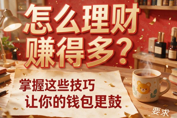 怎么理财赚得多？掌握这些技巧让你的钱包更鼓