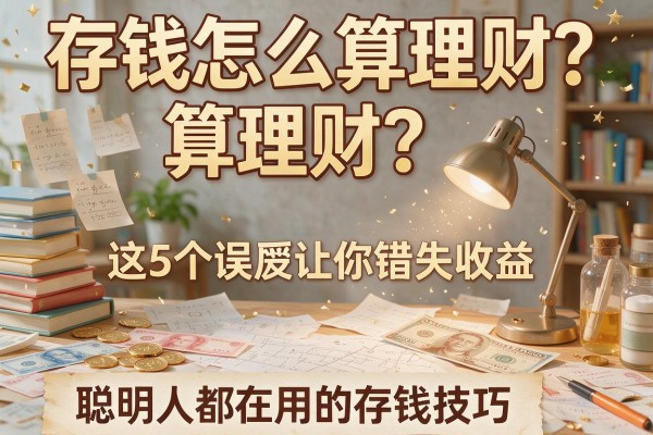 存钱怎么算理财？这5个误区让你错失收益，聪明人都在用的存钱技巧