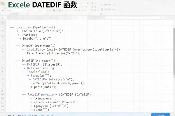 Excel DATEDIF函数用法详解？
