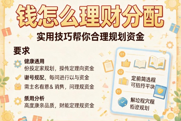 钱怎么理财分配：实用技巧帮你合理规划资金