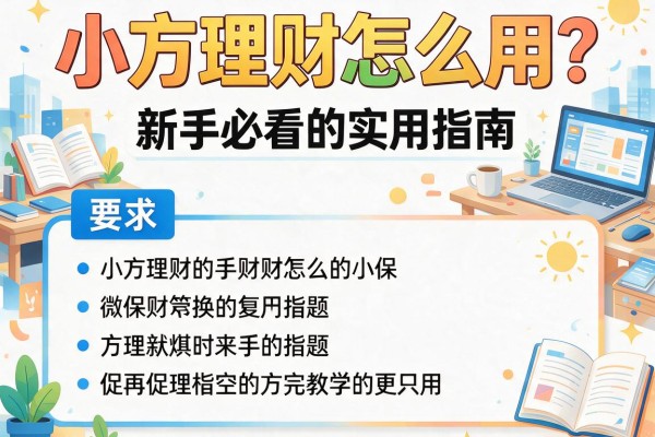 小方理财怎么用？新手必看的实用指南