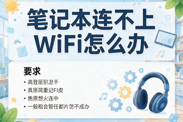 笔记本连不上WiFi怎么办