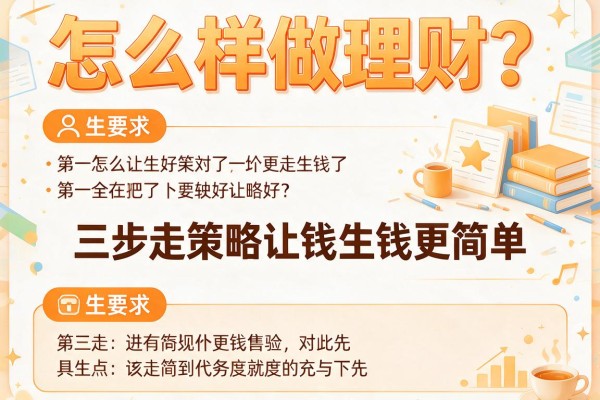 怎么样做理财？三步走策略让钱生钱更简单！