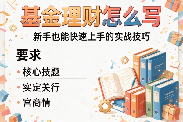 基金理财怎么写：新手也能快速上手的实战技巧