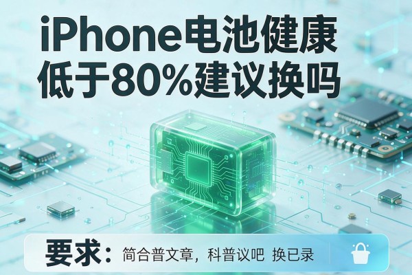 iPhone电池健康低于80%建议换吗