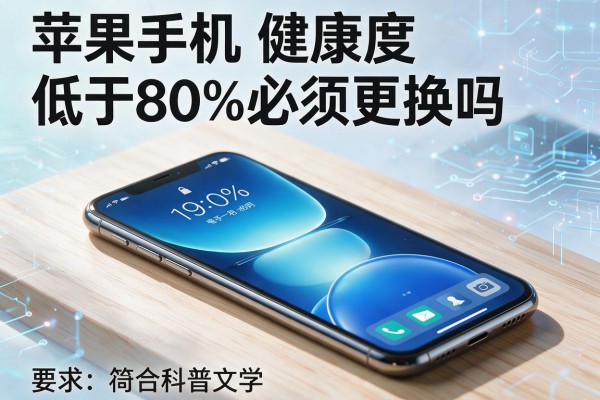 苹果手机电池健康度低于80%必须更换吗