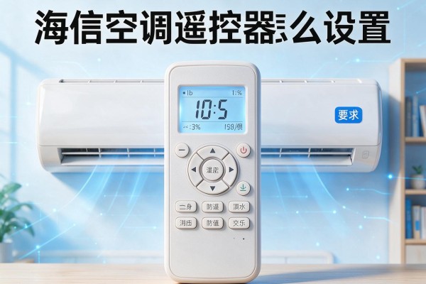 海信空调遥控器怎么设置？