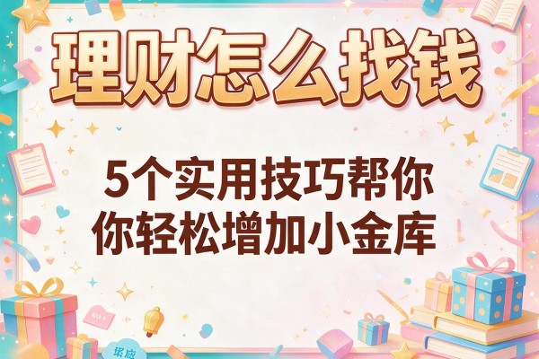 理财怎么找钱：5个实用技巧帮你轻松增加小金库
