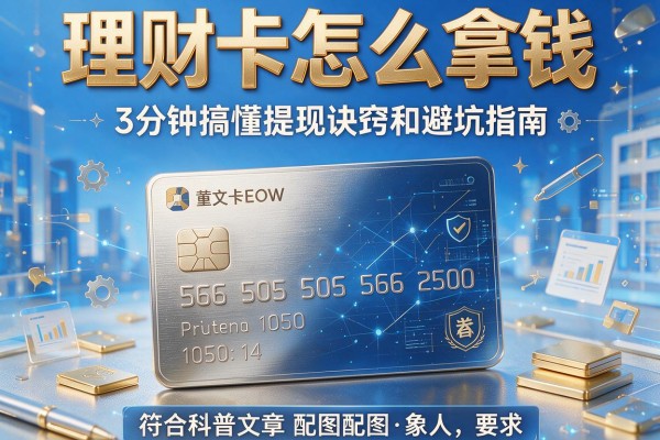 理财卡怎么拿钱：3分钟搞懂提现诀窍和避坑指南