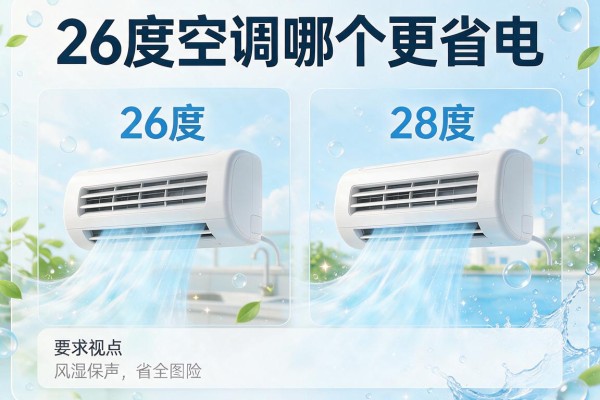 26度和28度空调哪个更省电