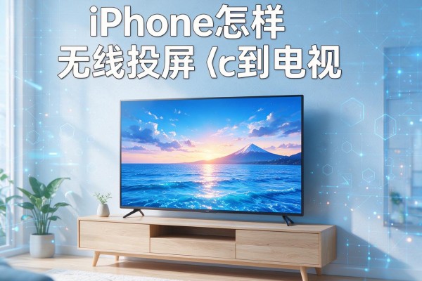 iPhone怎样无线投屏到电视？