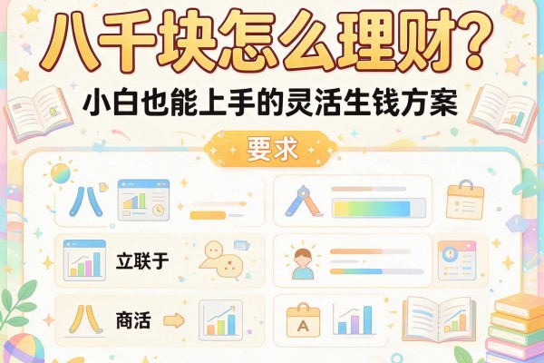 八千块怎么理财?小白也能上手的灵活生钱方案