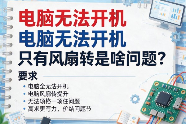 电脑无法开机只有风扇转是啥问题？