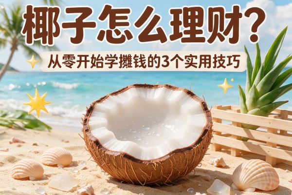 椰子怎么理财？从零开始学攒钱的3个实用技巧