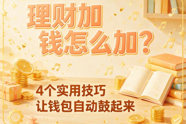 理财加钱怎么加？4个实用技巧让钱包自动鼓起来