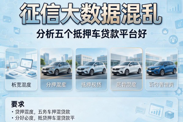 征信大数据混乱，分析五个抵押车贷款平台好
