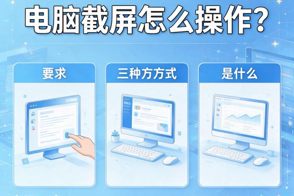 电脑截屏怎么操作？三种方式是什么？