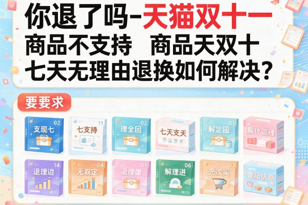 你退了吗-天猫双十一商品不支持七天无理由退换如何解决-