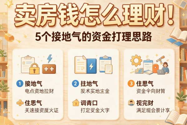 卖房钱怎么理财：5个接地气的资金打理思路