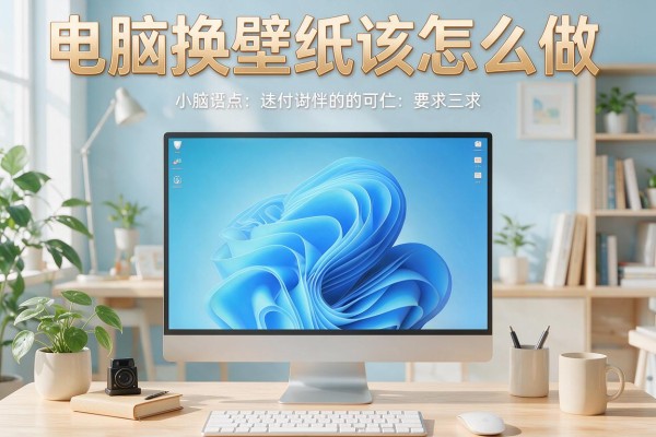 电脑换壁纸该怎么做？
